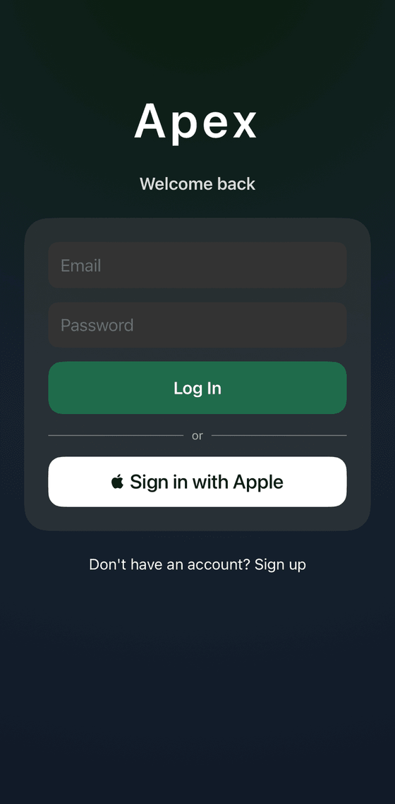 Apex login