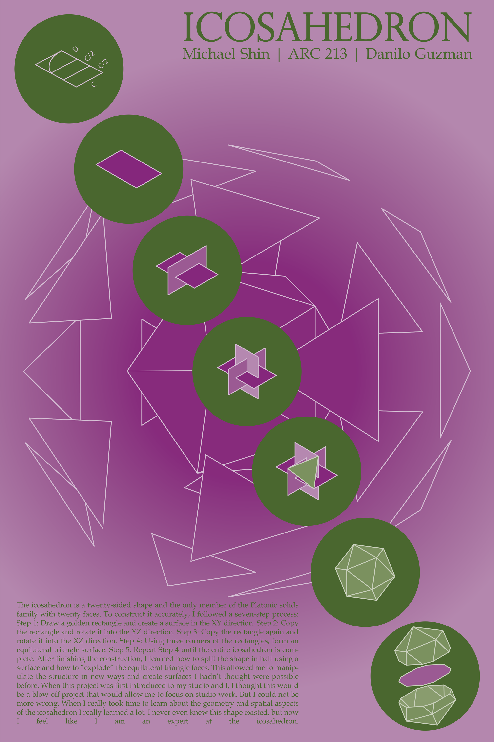 Icosahedron project poster