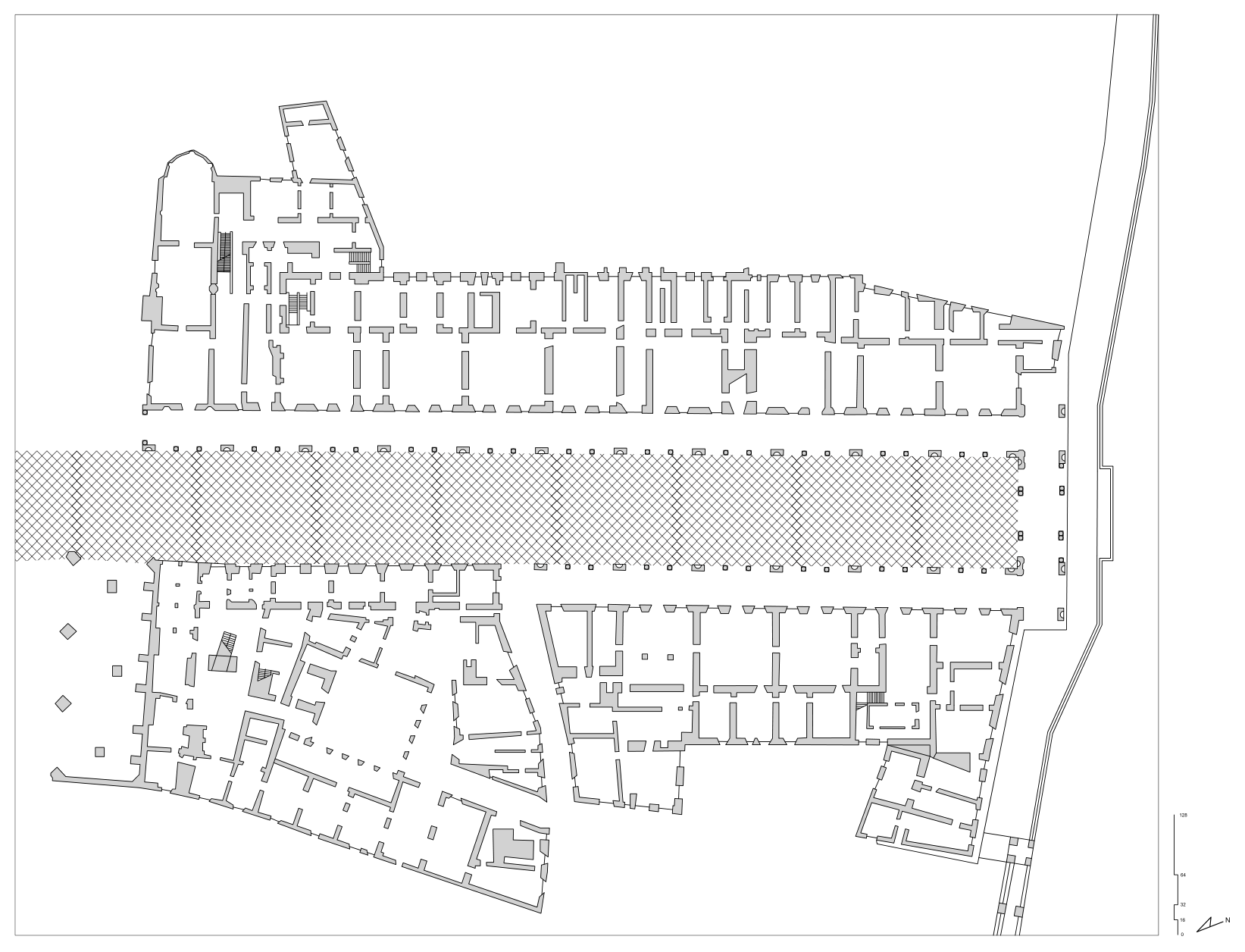 Uffizi Gallery ground floor plan