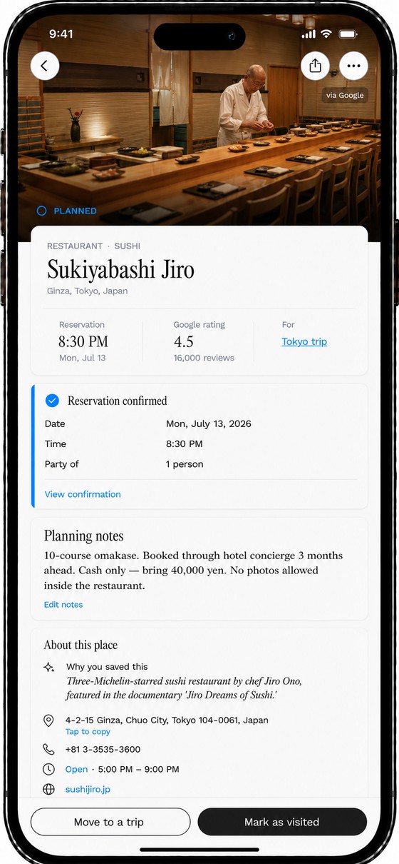 Sukiyabashi Jiro place page